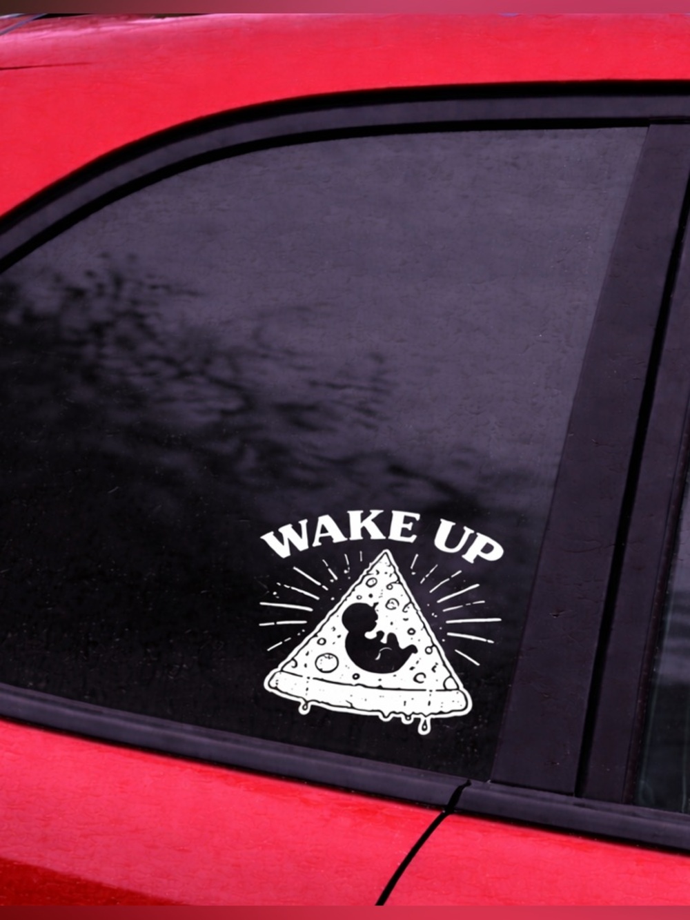🔥5/$35🔥 Wake Up Pizza Vinyl Decal